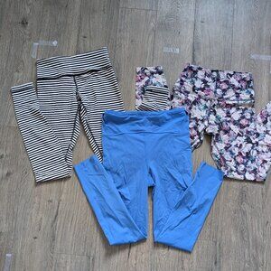 🖤 Lululemon Leggings Lot — 3 Pairs • Mixed Styles 🖤